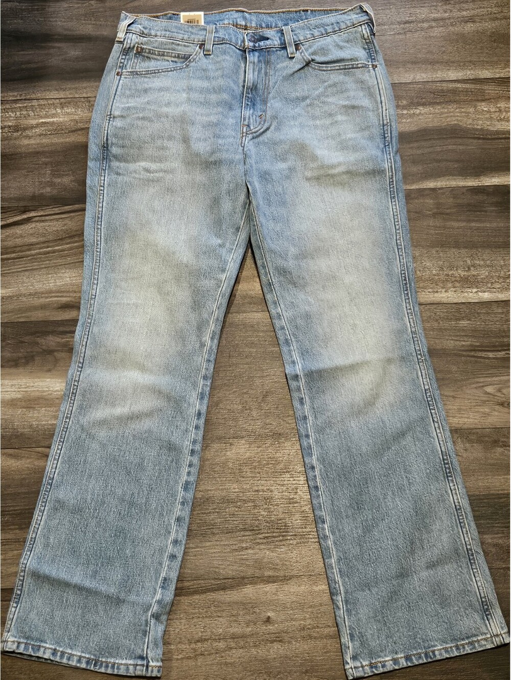 Levis Western Wear Jeans Mens 33x32 Blue 557 Boot  Bootcut Light Wash Denim
